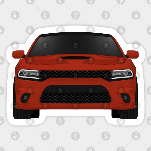 Charger Sinamon-Stick + Black roof Sticker by VENZ0LIC